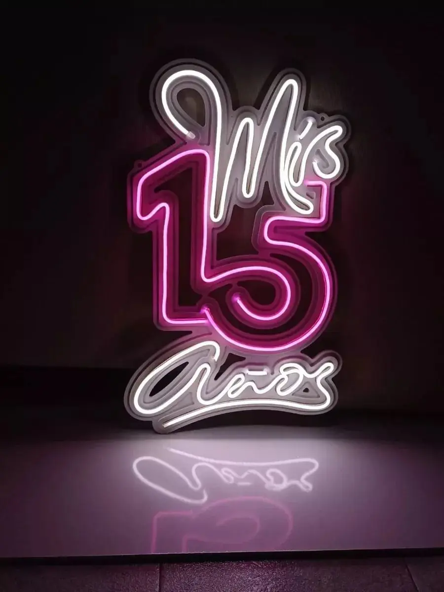 Mis 15 años Neón flex Personalizado